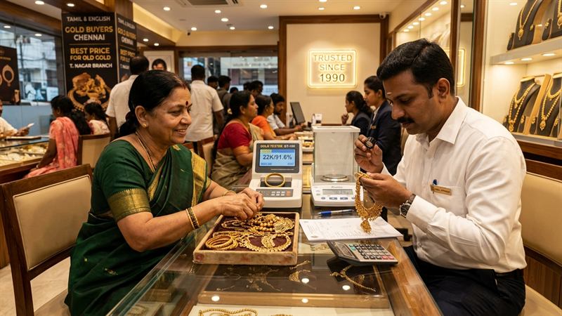 Best Place to Sell Old Gold Jewellery in Chennai
